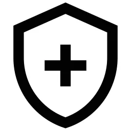 Plus Shield Icon