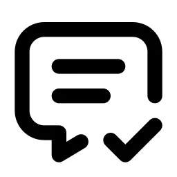 Message Check Line Icon