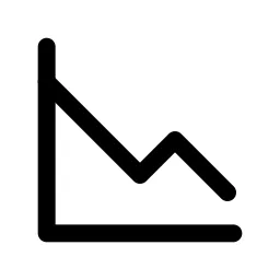 Graph Down Icon
