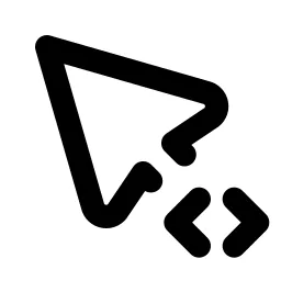 Pointer Code Line Icon