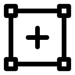Frame Plus In Icon