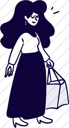 Person with Shopping Bag