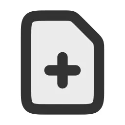 Document Add Duotone Icon