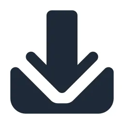 Arrow Double Out Down Solid Icon