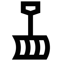 Winter Shovel Icon