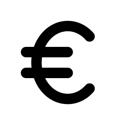 Currency Euro Line Icon