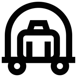 Baggage Trolley Icon