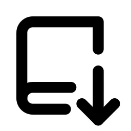 Book Download Line Icon