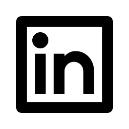 Linkedin Box Line Icon