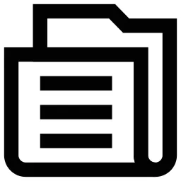 Folder Text Icon