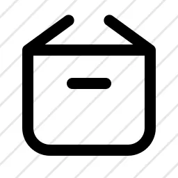 Unarchive Unbox Icon