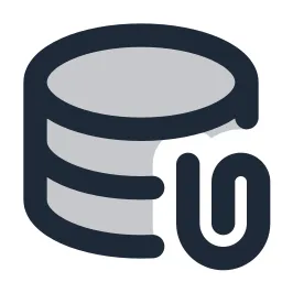 Data Attachment Duotone Icon