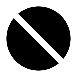 Prohibited Fill Icon