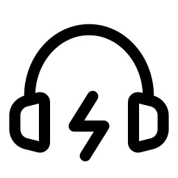 Headset Bolt Icon