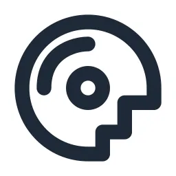 Compact Disk 2 Broken Line Icon