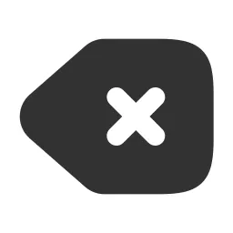 Backspace Fill Icon