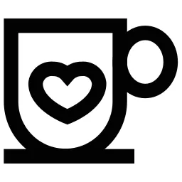 Heart Mug Icon