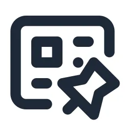 Article Pin Line Icon