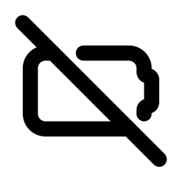 Battery Off Line Icon