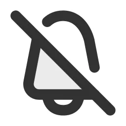 Bell Off Duotone Icon