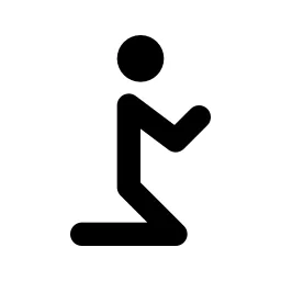 Pray Line Icon