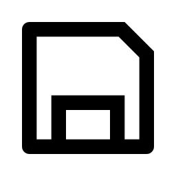 Save Line Icon
