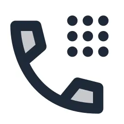 Phone Dial Duotone Icon