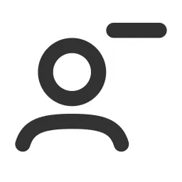 User Minus Icon