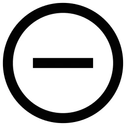 Minus Circle Icon