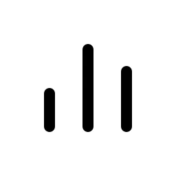 Bar Chart Vertical Fill Icon