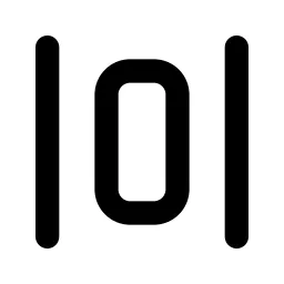 Layout Distribute Vertical Line Icon