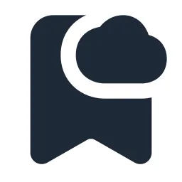 Bookmark Cloud Solid Icon