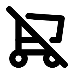 Shopping Cart Off Line Icon