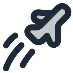 Airplane Flight 2 Duotone Icon
