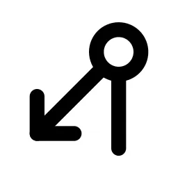 Arrow Rotary First Left Line Icon