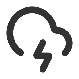 Cloud Lightning Icon