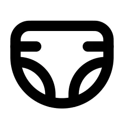 Diaper Line Icon