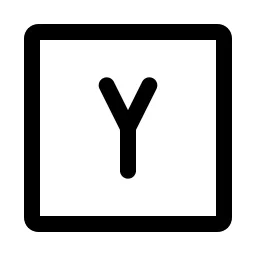 Y Square Icon