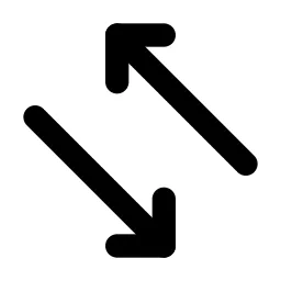 Arrows Double Se Nw Line Icon