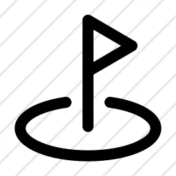 Pin Flag Location Icon