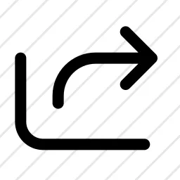 Arrow Rounded Share Arrow Login Icon