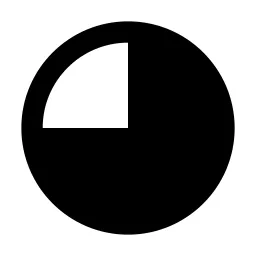 Percentage 75 Line Icon
