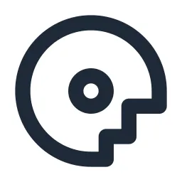 Compact Disk Broken Line Icon