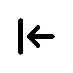 Arrow Left To Line Duo Icon