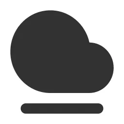 Cloud Fog Fill Icon