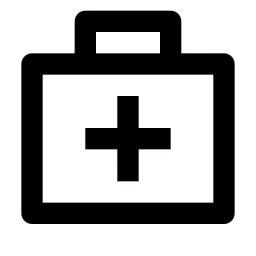 First Aid Kit Line Icon