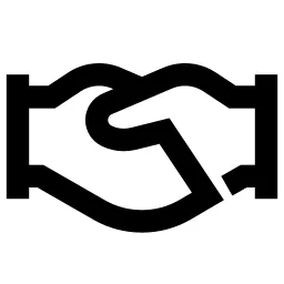 Handshake Hand Gesture Icon