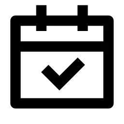 Calendar Check Line Icon