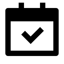 Calendar Check Fill Icon