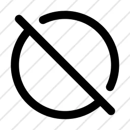 Circle Placeholder Off Icon